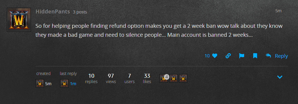 Warcraft 3 Reforged Players Getting Banned Blizzard Forum