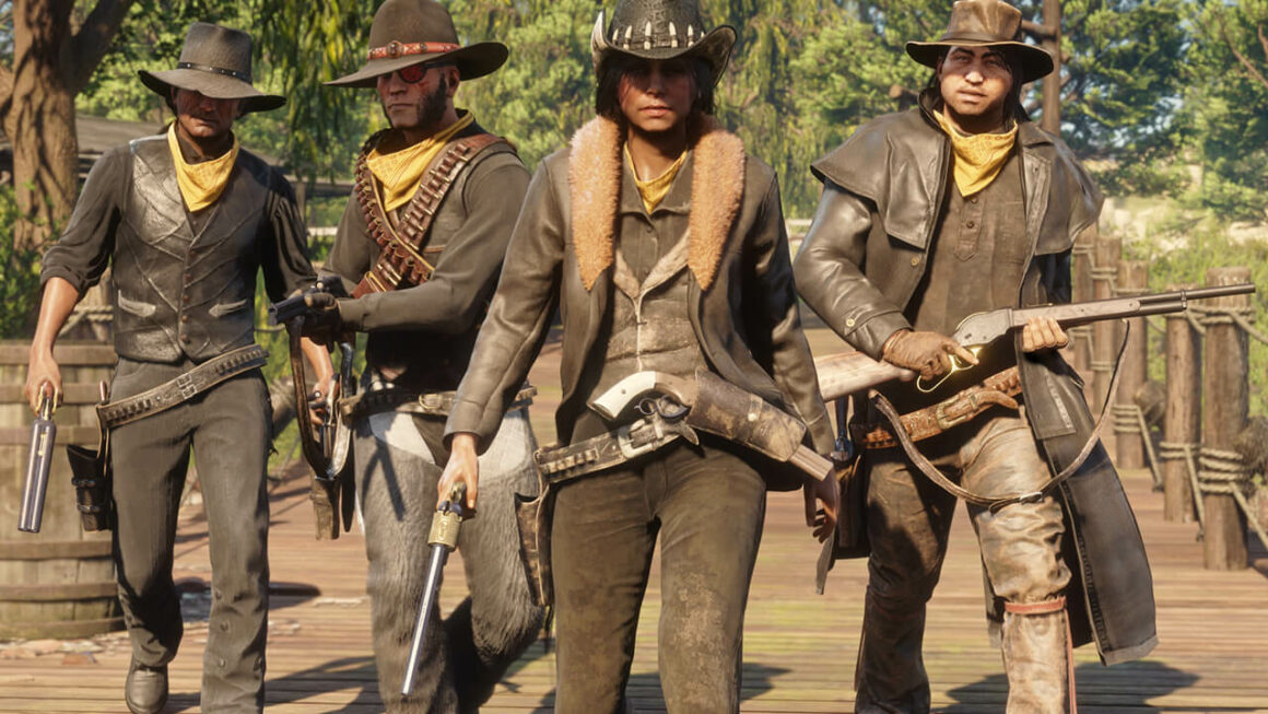 Red Dead Redemption Online New Clothing Emotes Photo mode xbox one