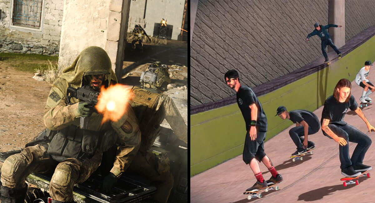 Call of Duty Modern Warfare 2 Remastered Call of Duty 2020 Tony Hawk's Pro Skater