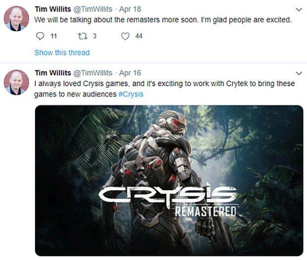 Crytek Crysis Trilogy Remaster