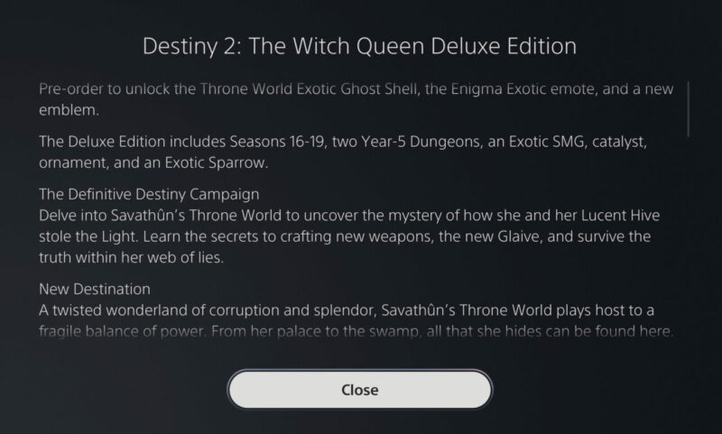 Destiny 2 The Witch Queen Release Date destinations Story Leak