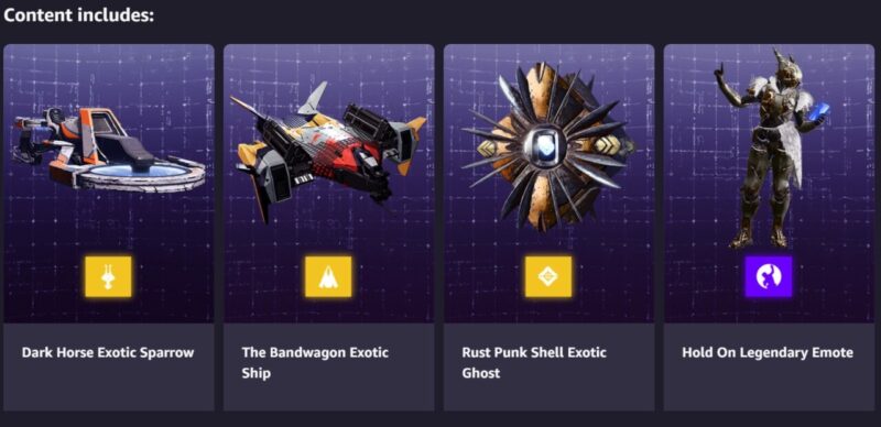 Twitch Prime Rewards : r/DestinyTheGame