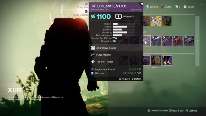 Destiny 2 Where is Xur November 5, 2021 Exotic Inventory Weapons Armor Legendary
