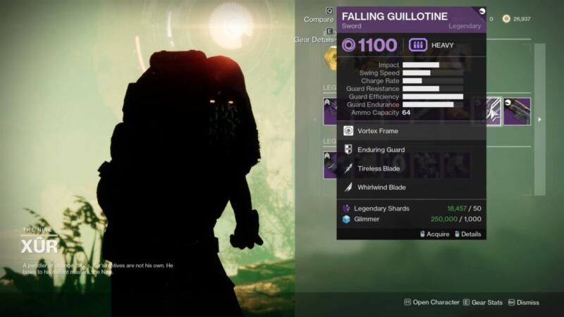 Destiny 2 Where is Xur December 10, 2021 Exotic Inventory Weapons Armor Legendary