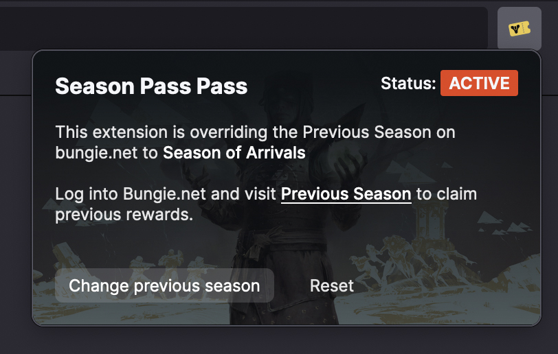 Destiny 2 How To Claim Previous Season Pass Rewards