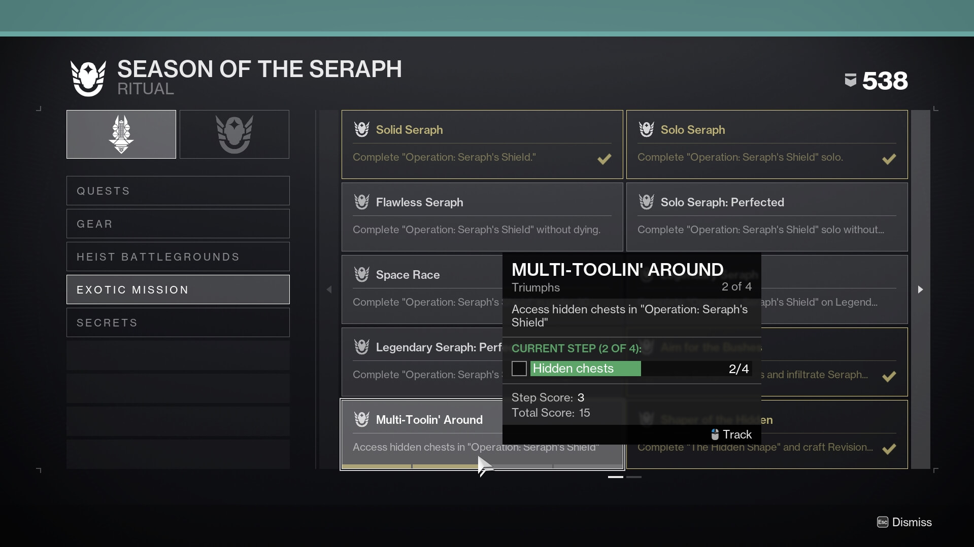 Destiny 2: Operation Seraph's Shield Hidden Chests Location Guide