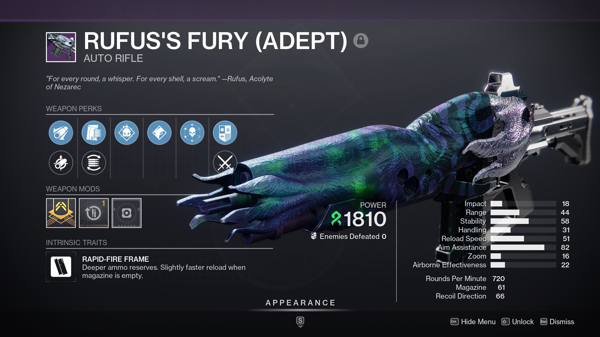 How To Complete The Cosmic Equilibrium Challenge In Destiny 2 Root Of Nightmares Rufus's Fury Adept Auto Rifle