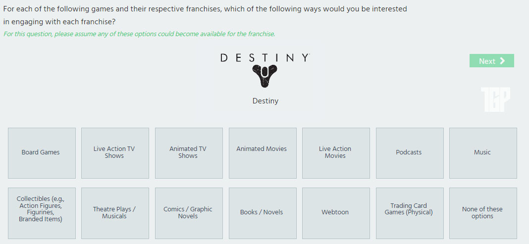 Destiny Animated And Live Action Adaptations Teased By Bungie In New Player Survey