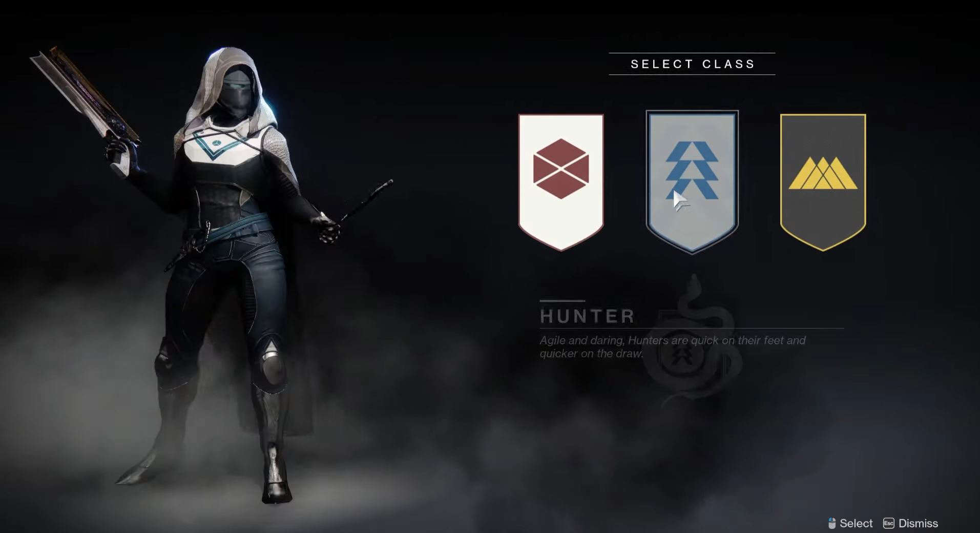 Destiny 2 Character Creation New Light Hunter