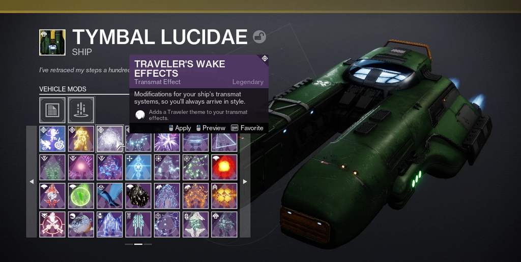 Destiny 2 Season 22 Transmat Effects Unlockables