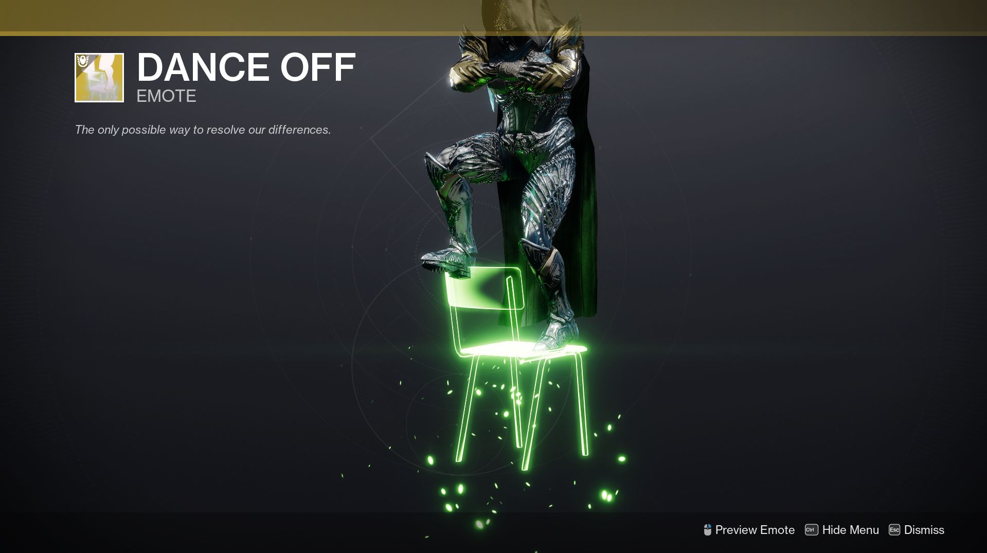 Destiny 2 Red Subclass Dance off emote