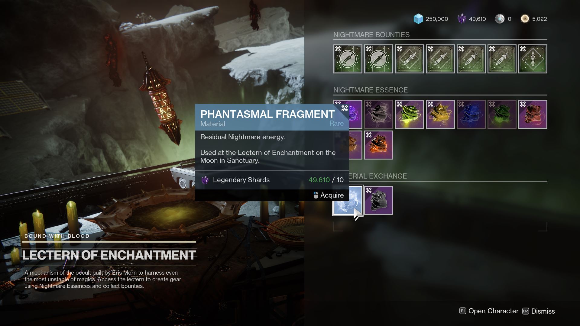 destiny 2 phantasmal fragments lectern of enchantment moon