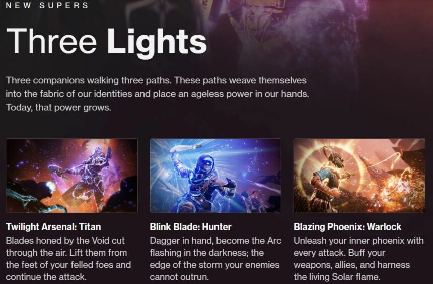 Bungie Addresses Destiny 2 The Final Shape's New Super Names Mix-Up