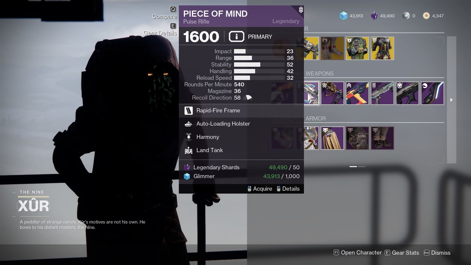 Where Is Xur Today In Destiny 2? Location And Exotic Inventory (September 22 - 26)