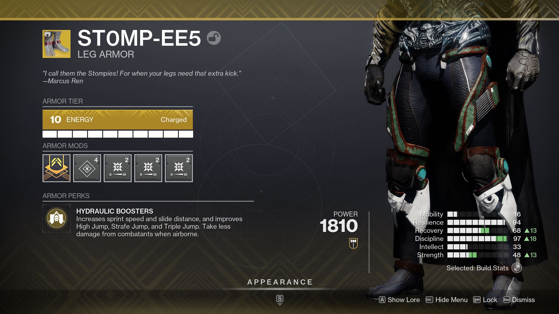 Destiny 2 Stomp-ees Destiny 2 Has Seemingly Leaked New Exotic Armor Changes In-Game