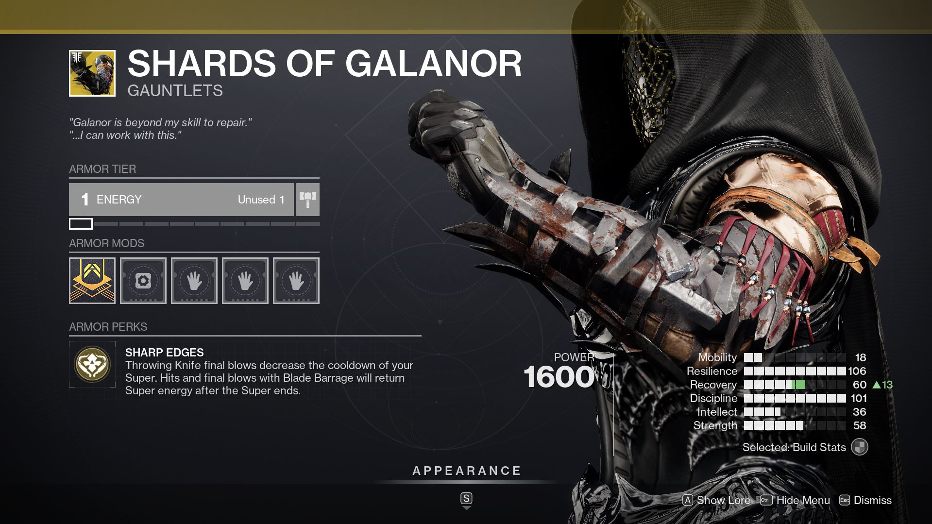Destiny 2 Shards of Galanor Destiny 2 Has Seemingly Leaked New Exotic Armor Changes In-Game