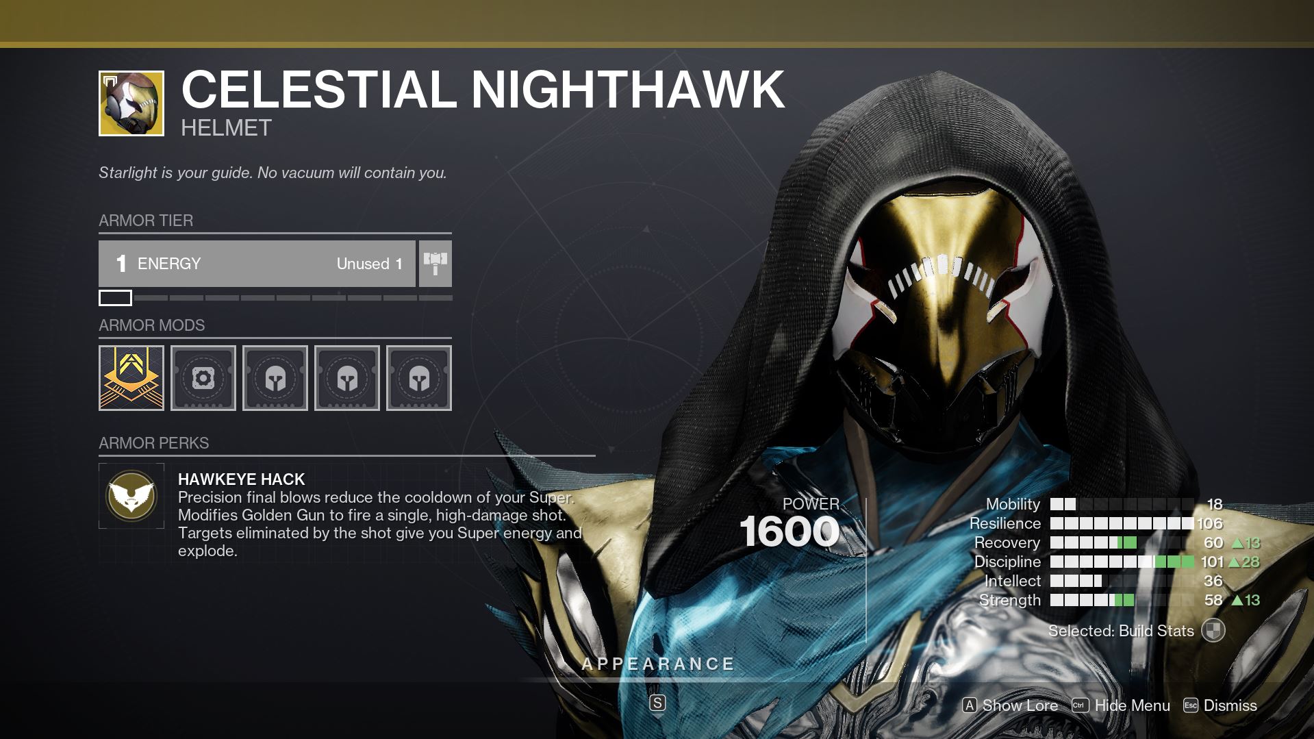 Destiny 2 Celestial Knighthawk Destiny 2 Has Seemingly Leaked New Exotic Armor Changes In-Game