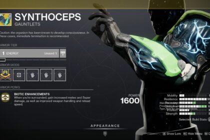 Destiny 2 Synthoceps Destiny 2 Has Seemingly Leaked New Exotic Armor Changes In-Game