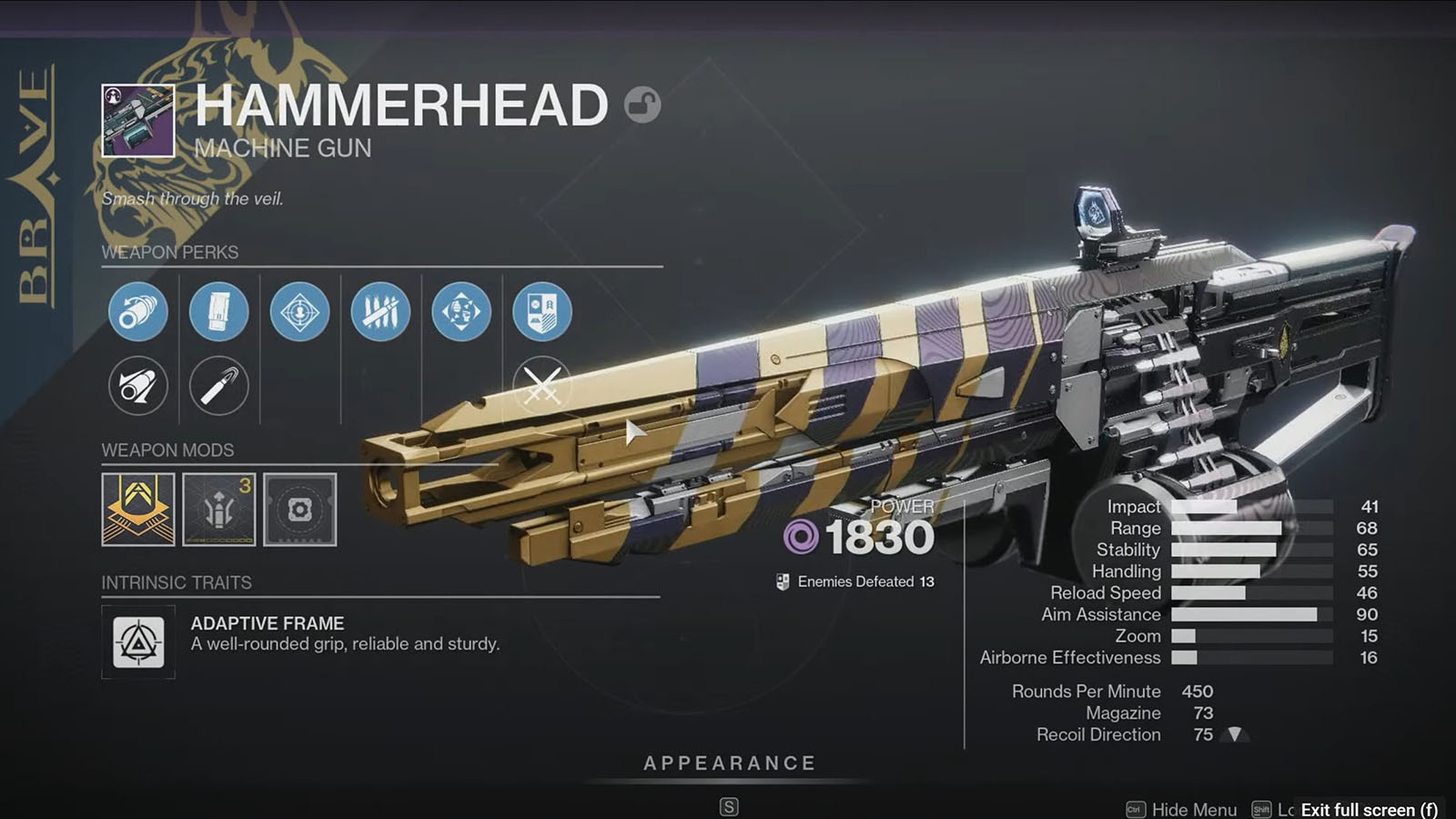 Destiny 2 Into The Light: List of All Confirmed Returning Weapons Hammerhead