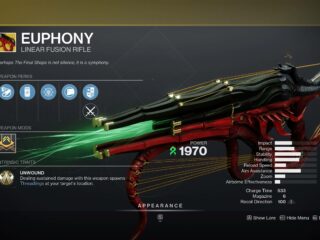 Destiny 2 Euphony - Perks and Stats