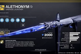 Destiny 2 Alethonym Exotic Grenade Launcher: Exotic Perks, Stats, How To Get