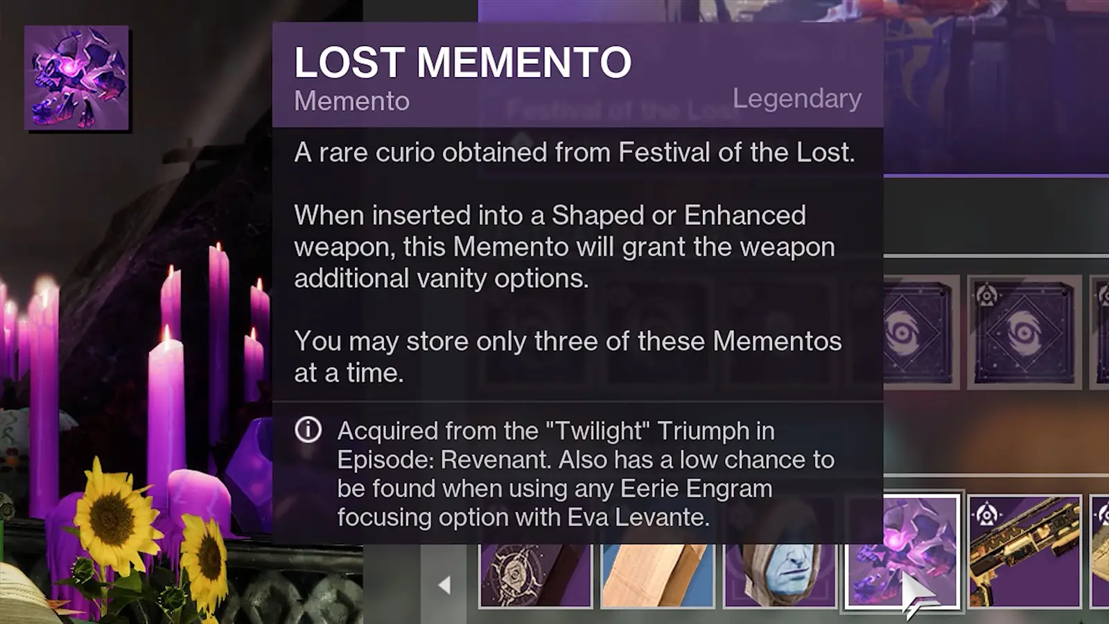 Destiny 2 Lost Memento: Secret "Twilight" Triumph and Objectives