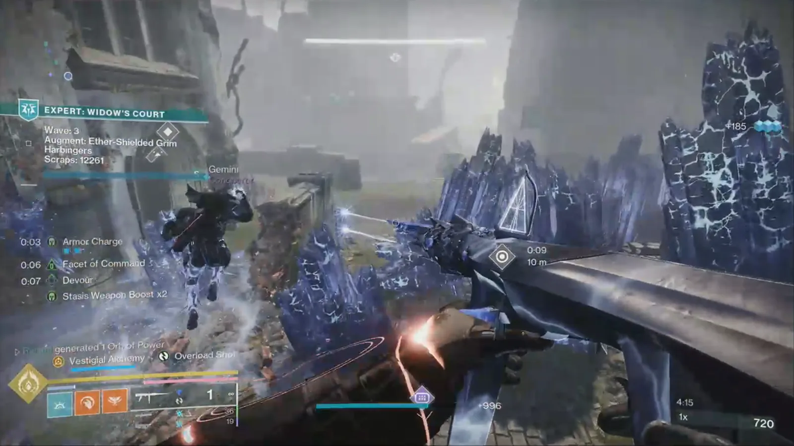 Revenant Season Pass Exotic Weapon: Stasis Primary Ammo Grenade Launcher