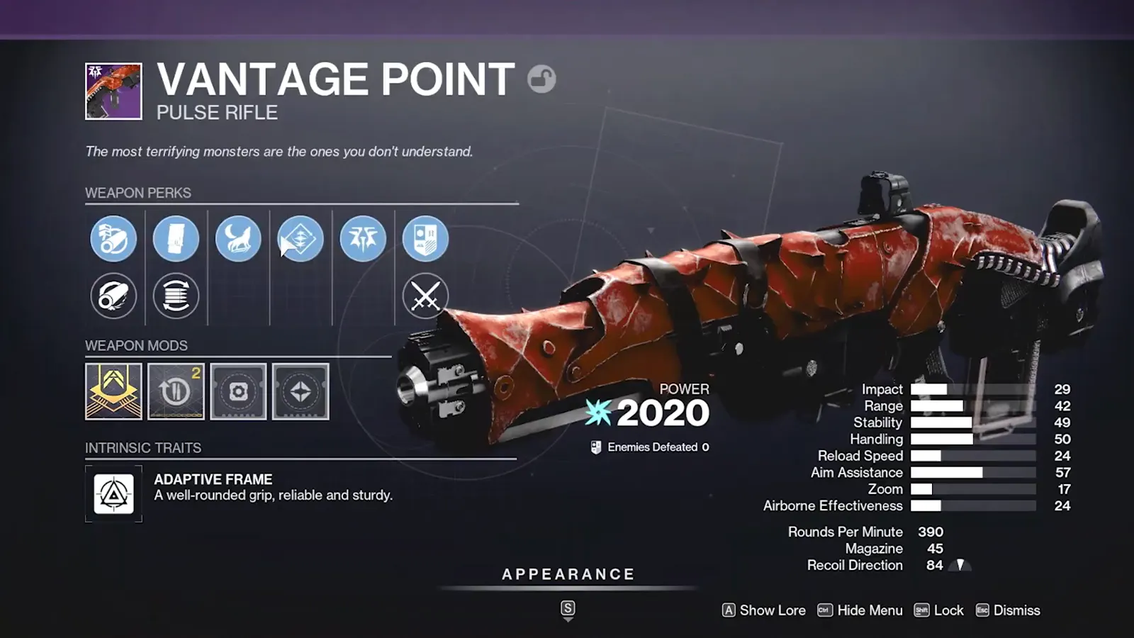 Destiny 2 Vintage Point – Pulse Rifle