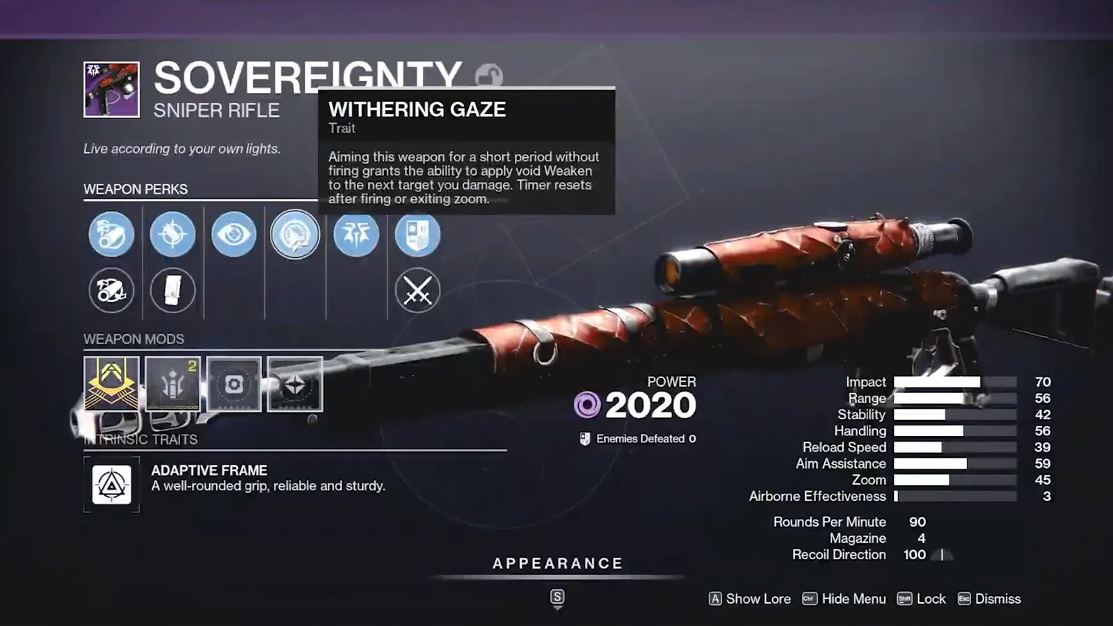 destiny 2 Sovereignty – Sniper Rifle