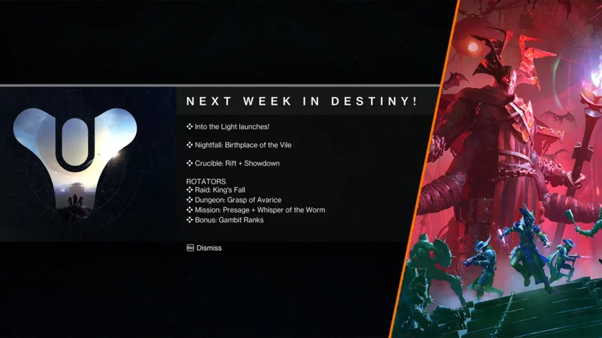 Destiny 2 Players Finally Get Answers On The Missing ‘Next Week In Destiny’ In-Game Message