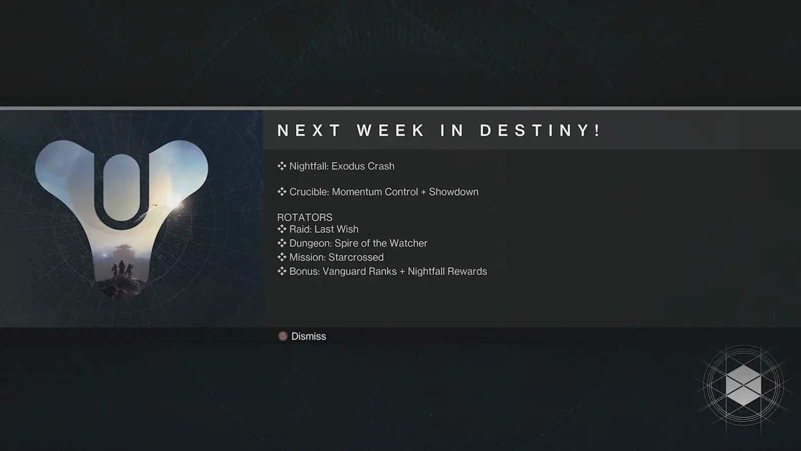 Destiny 2 Players Finally Get Answers On The Missing ‘Next Week In Destiny’ In-Game Message