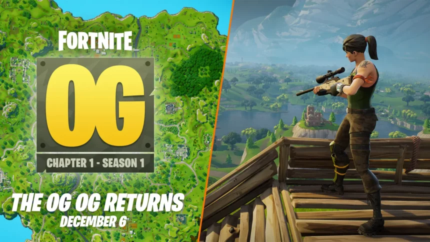 Fortnite OG Is Back for Good, Epic Games Confirms Permanent Return Next Month