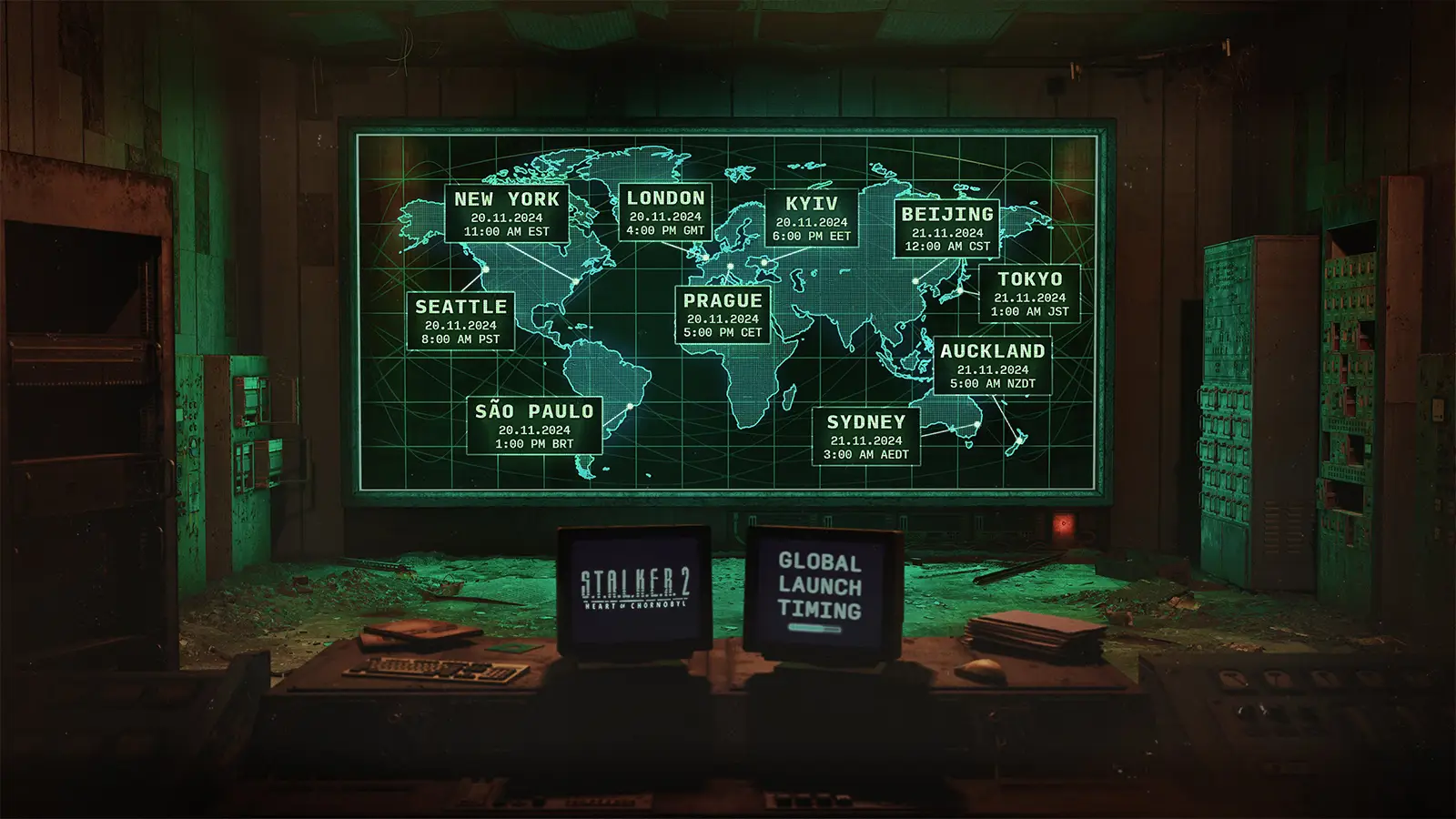 Stalker 2 Global Launch Times Revealed