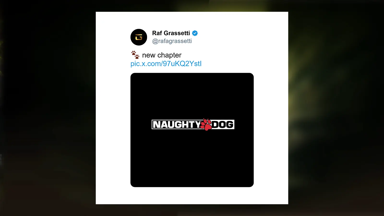 Former God of War Ragnarok Art Director Raf Grassetti Joins Naughty Dog