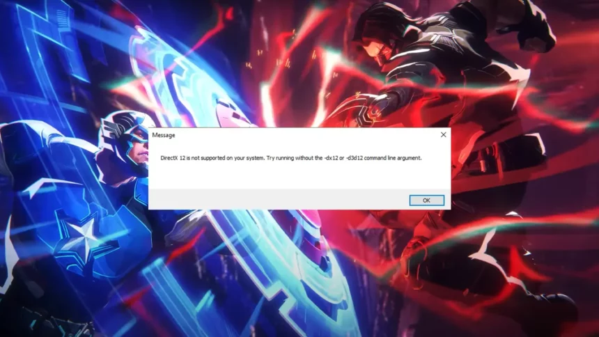 How To Fix Marvel Rivals DirectX 12 Error