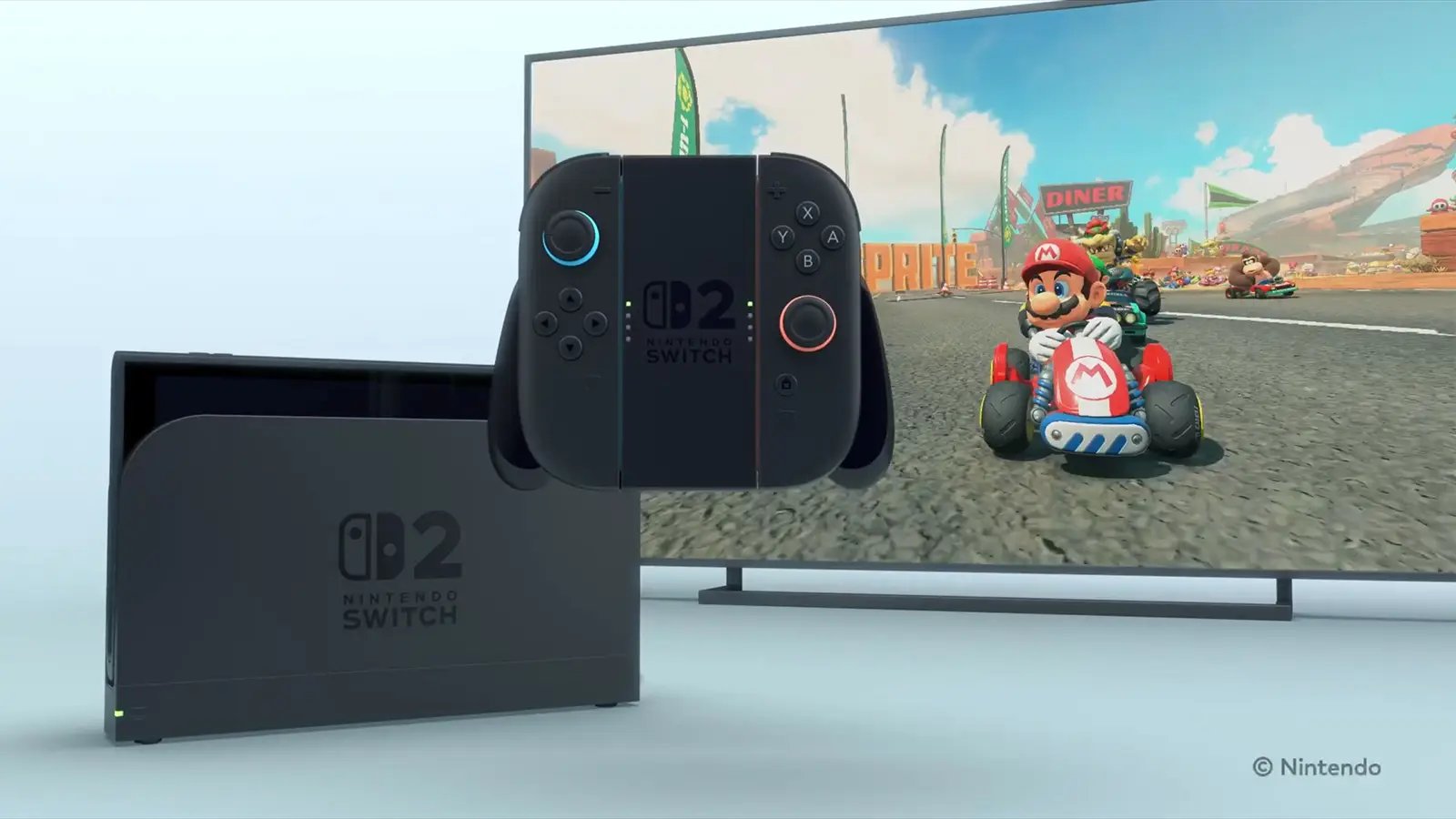 Nintendo Switch 2 officially announced, the first look at the console revealed