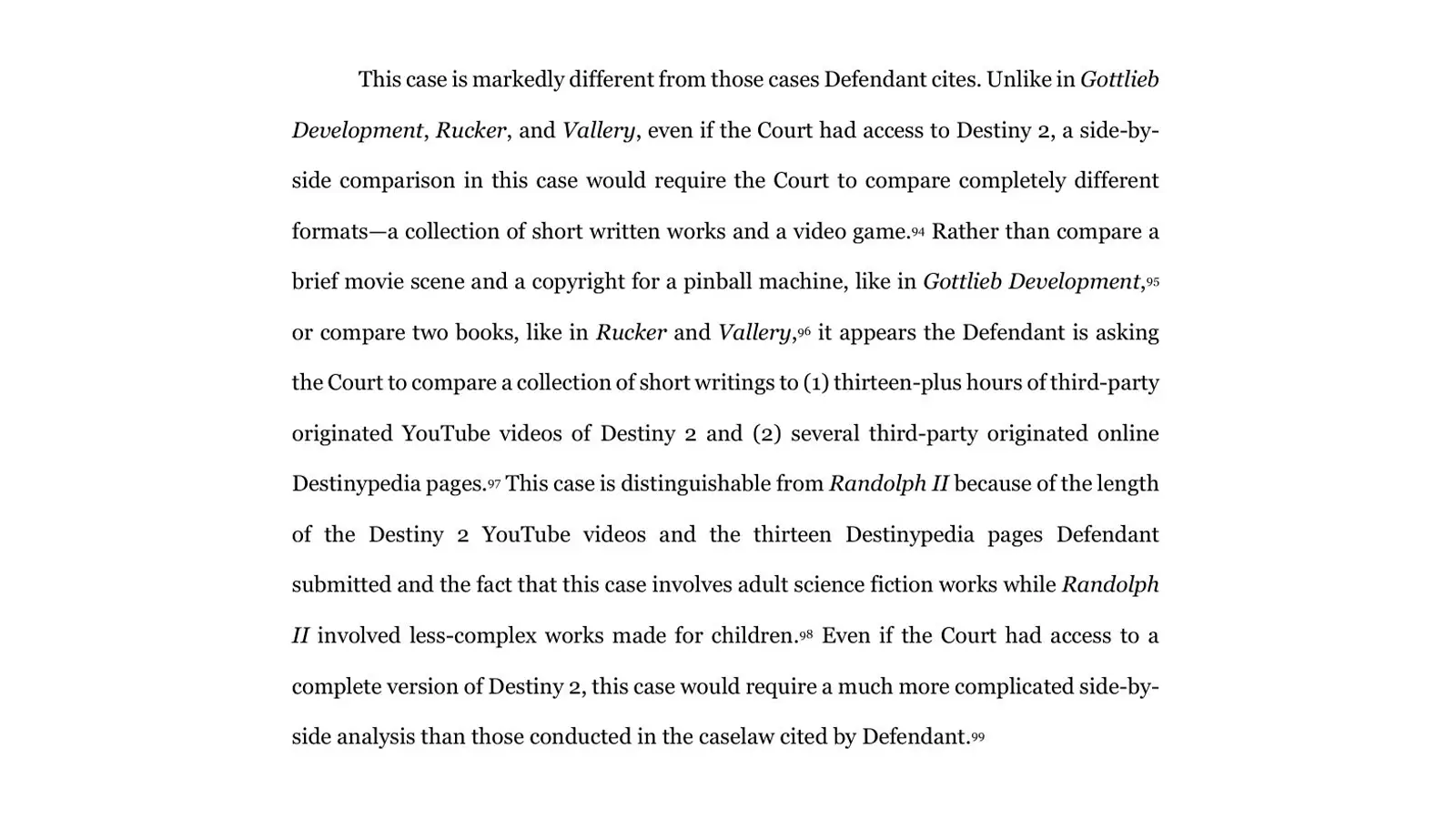 Court Rejects Bungie’s Attempt to Dismiss Destiny 2 Red War Lawsuit, Refuses to Consider YouTube Videos and Wiki Pages as Evidence