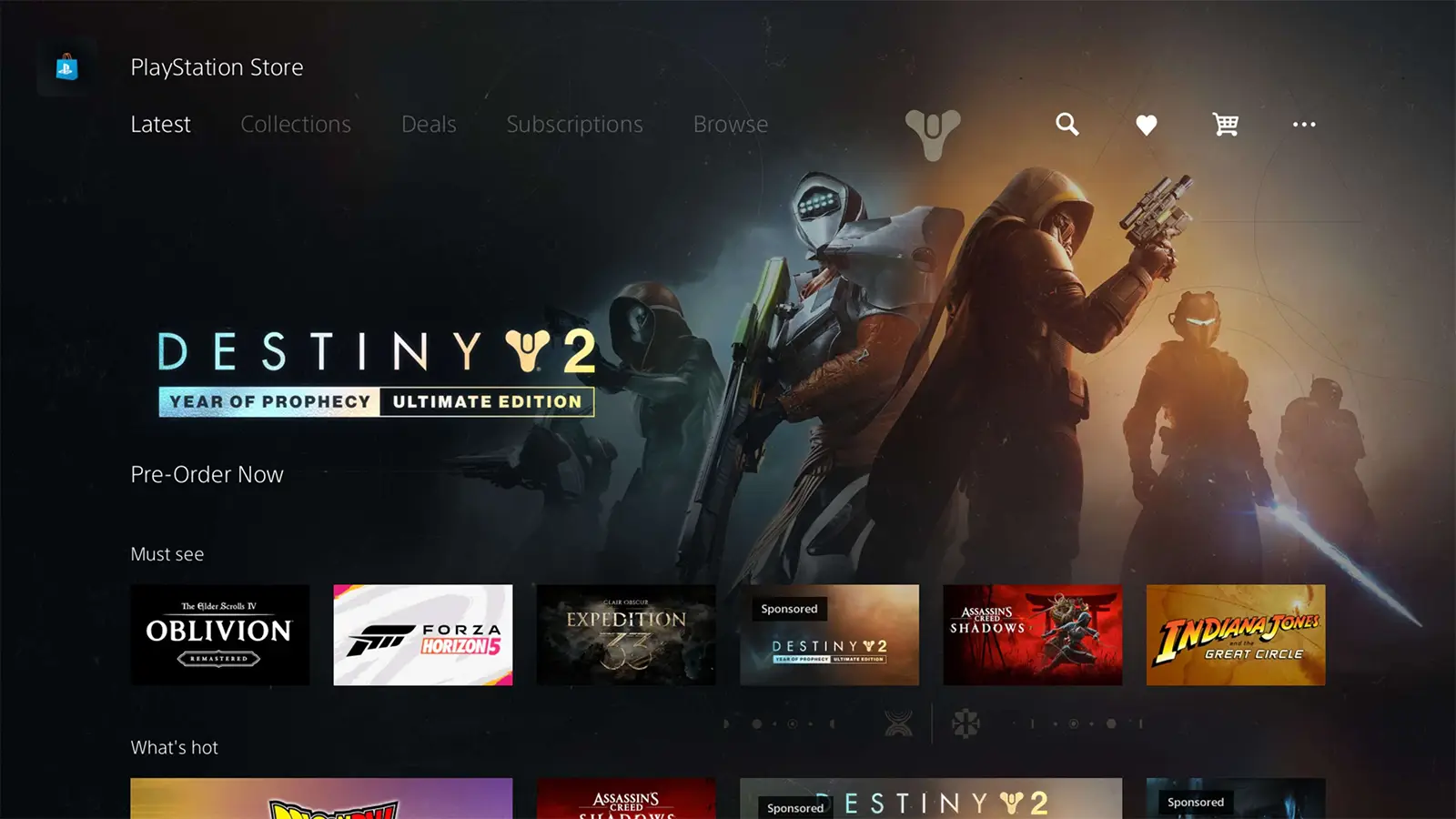 Destiny 2 Edge of Fate and Renegades Expansions Leck over the Playstation Store, the first look at the year of the Prophecy unveiled