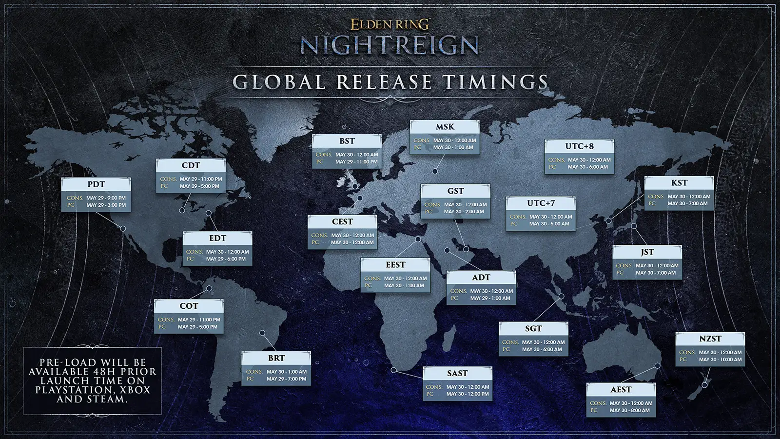 Elden Ring Nightreign Global Release Times Revealed, Here’s When You Can Play on PC and Console Worldwide