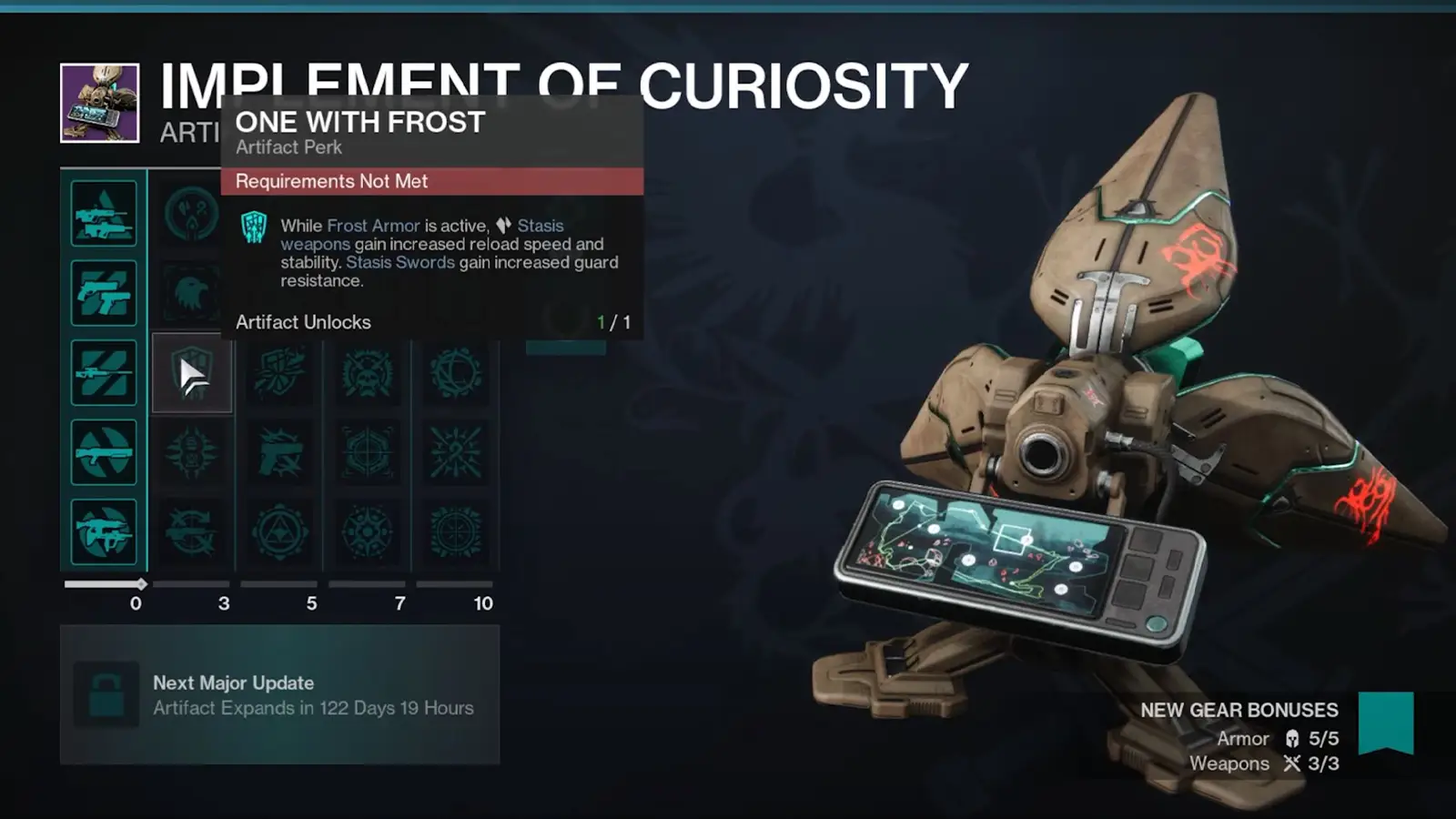 Destiny 2 Edge of Fate: Season of Reclamation Artifact Perks Detailed