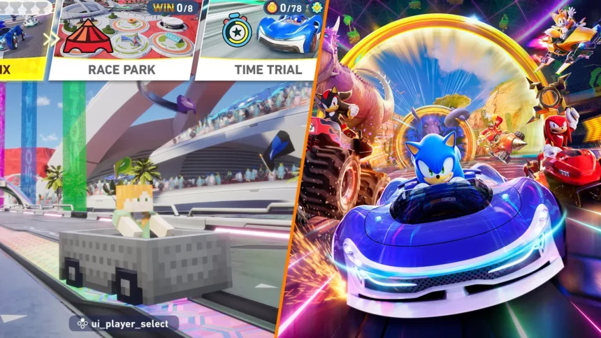 Massive Sonic Racing CrossWorlds Leak Reveals TMNT, SpongeBob, Avatar, and Minecraft Crossovers With Full Gameplay Footage
