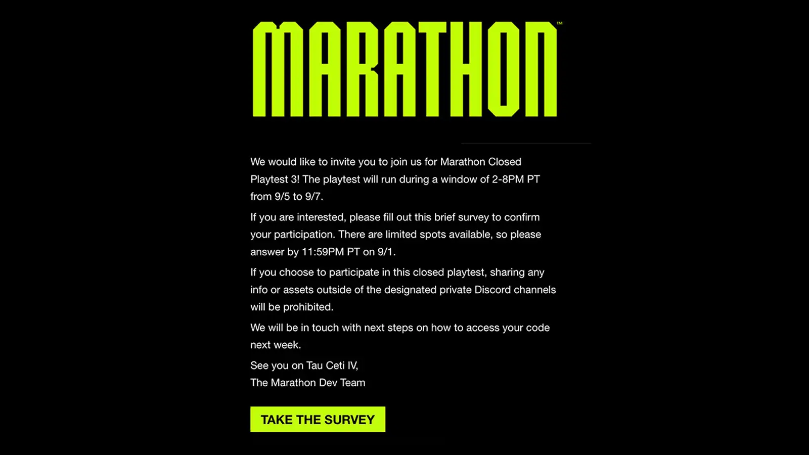 Bungie Confirms Marathon Closed Playtest 3: Dates, Times, and How to Join