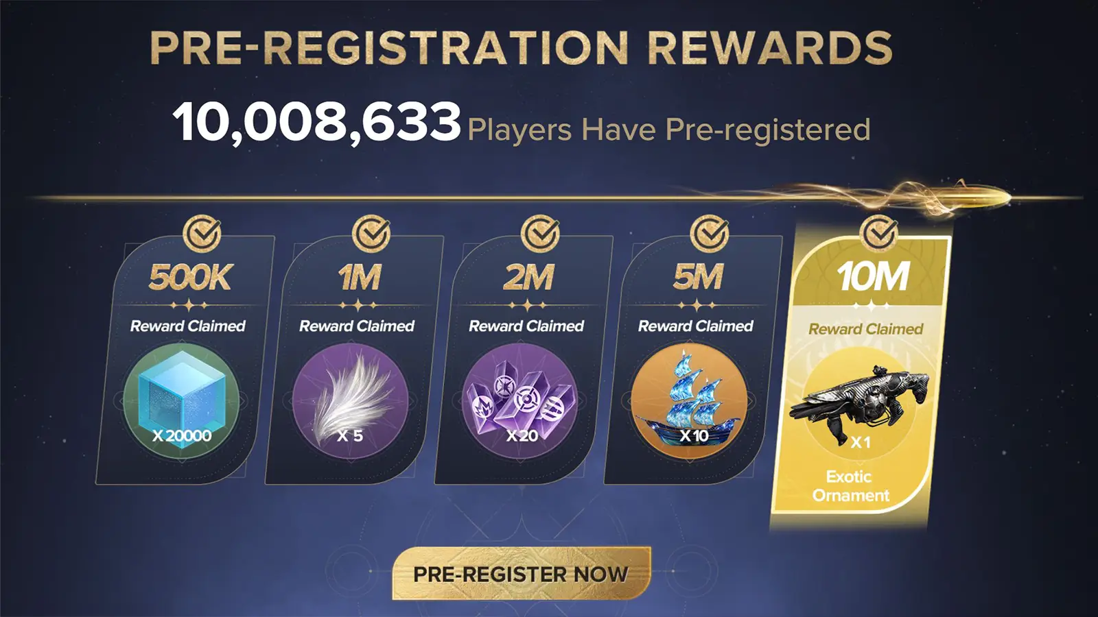 Destiny: Rising Crosses 10 Million Pre-Registrations 