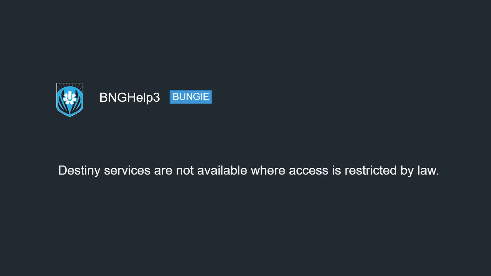 Destiny 2 Access Blocked in Multiple Countries, Bungie Says It’s "Restricted by Law," as Players Claim They Can’t Play the Content They Paid For After A Week of TAPIR Errors