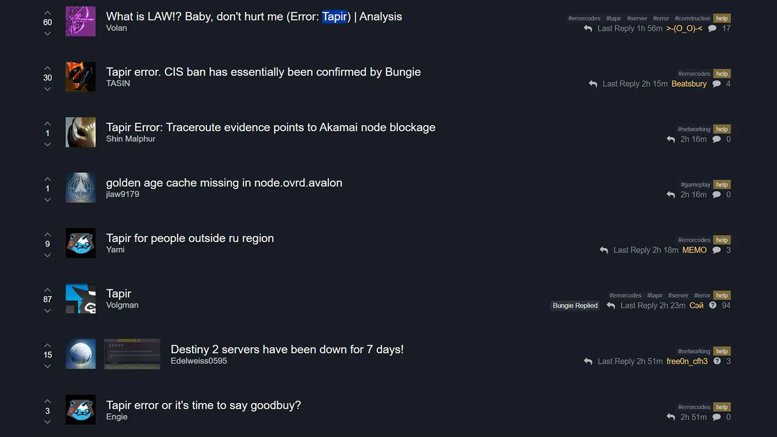 Destiny 2 Access Blocked in Multiple Countries, Bungie Says It’s "Restricted by Law," as Players Claim They Can’t Play the Content They Paid For After A Week of TAPIR Errors