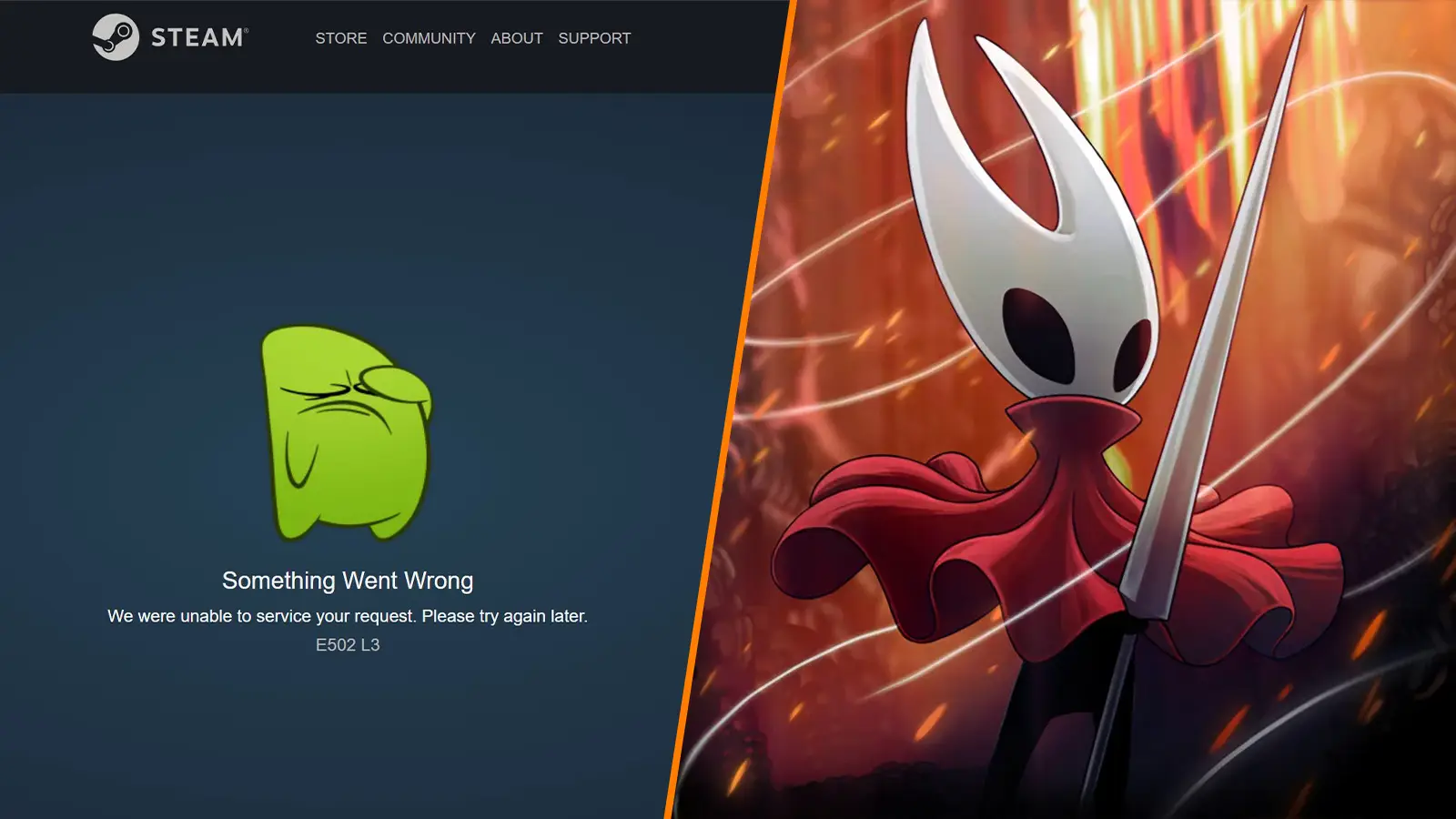 Steam 장애 관련 기사