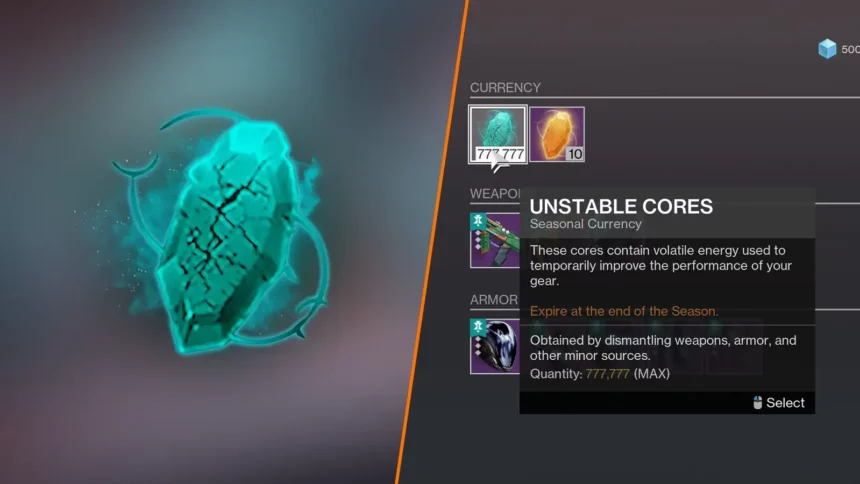 How to Get 777,777 Free Unstable Cores and 300 Power Level Gear Boost in Destiny 2