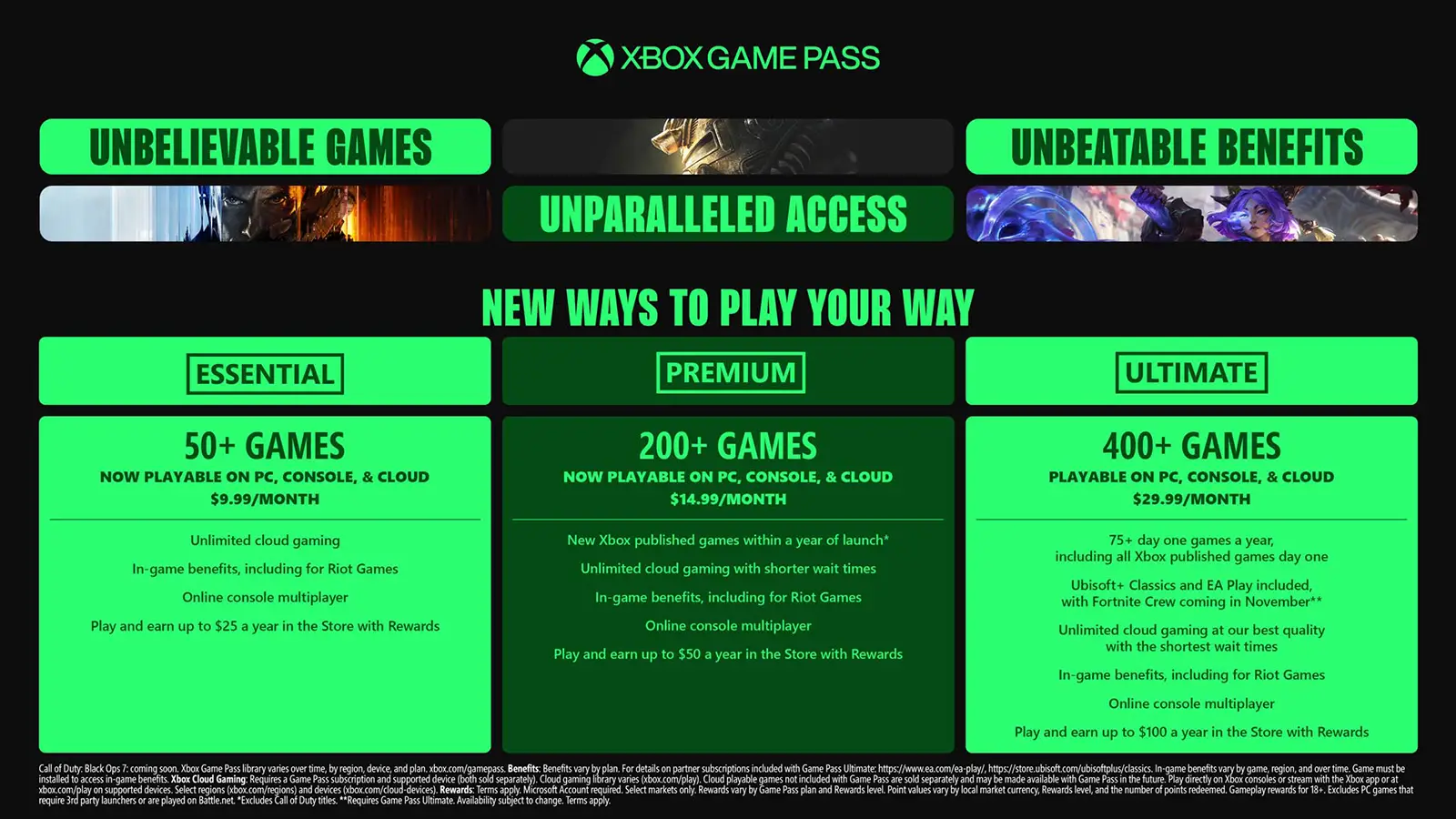 Microsoft Increasing Xbox Game Pass Ultimate by 50%, Here’s What Each Tier Costs Now