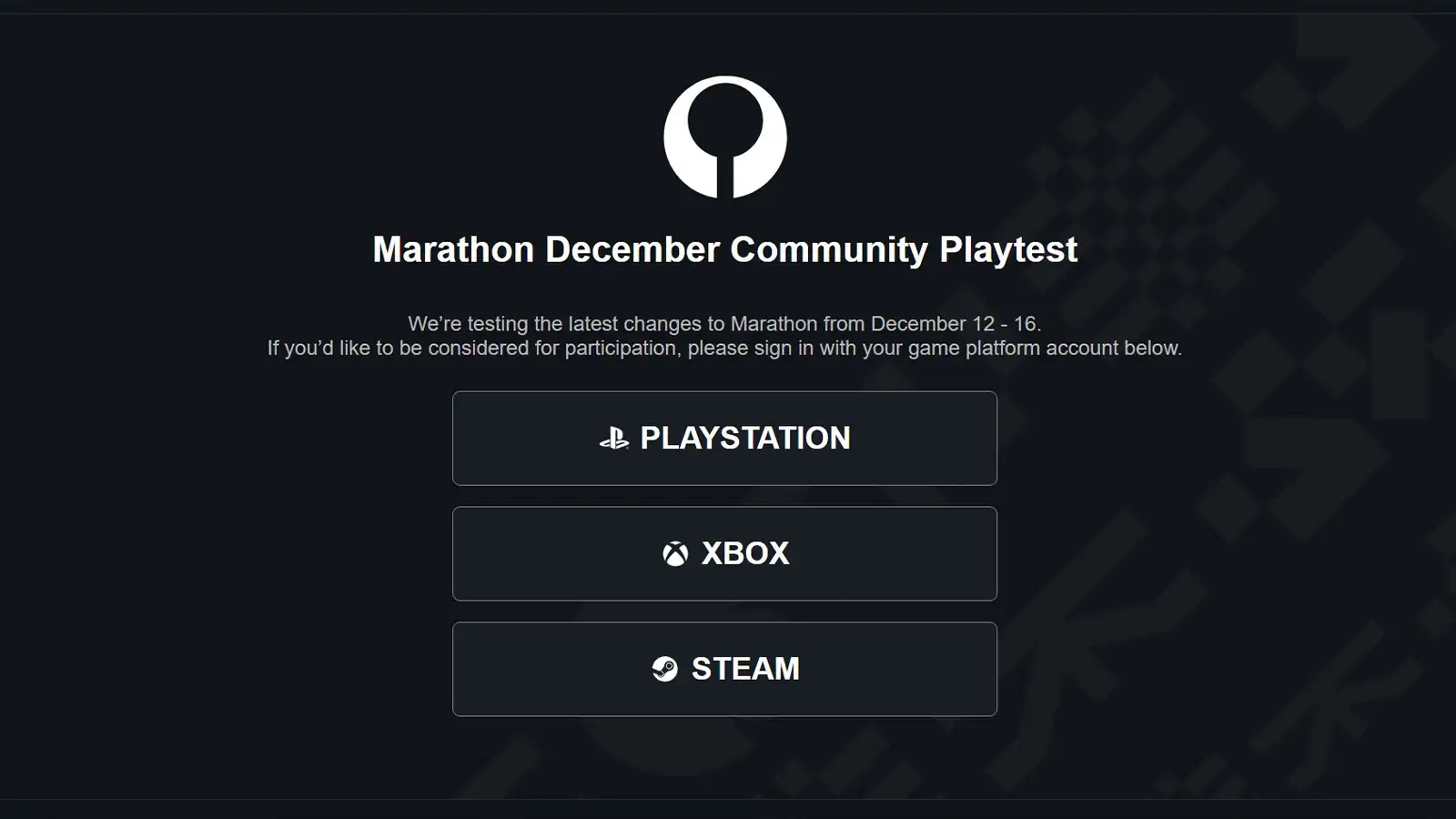 Bungie Opens Sign Ups For Marathon December Playtest With Limited Slots