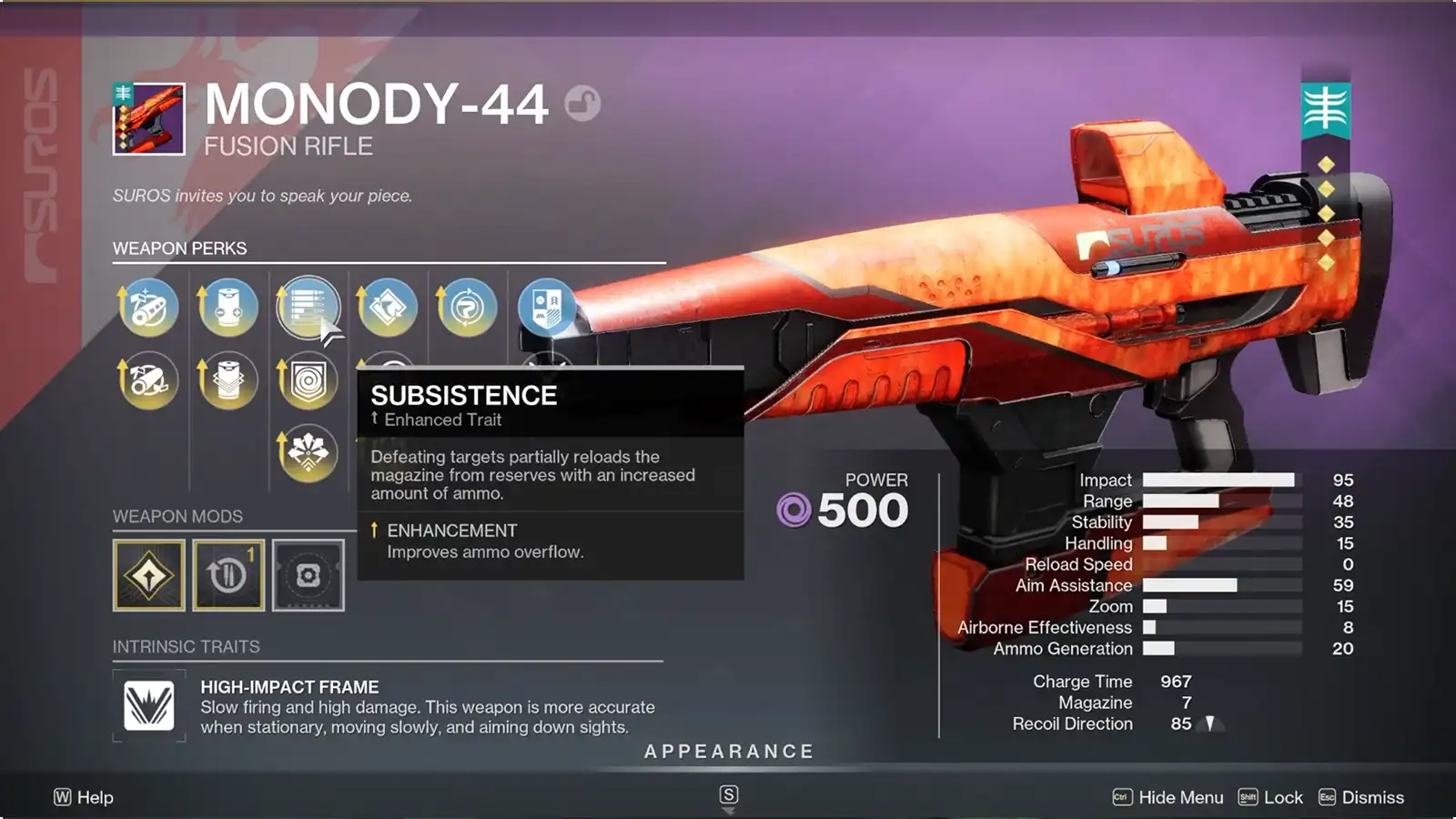 Destiny 2 Renegades: All Weapons and Perks Detailed